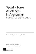 Security Force Assistance in Afghanistan