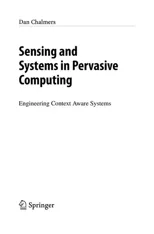 Sensing and Systems in Pervasive Computing