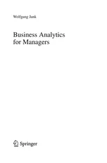 Business Analytics for Managers