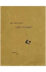 Mr. Whistler's Ten O'Clock