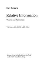 Relative Information