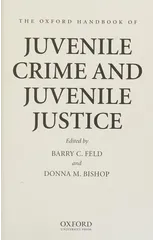 The Oxford Handbook of Juvenile Crime and Juvenile Justice
