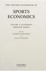 The Oxford Handbook of Sports Economics Volume 1