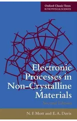 Electronic Processes in Non-Crystalline Materials