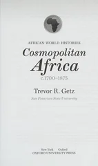 Cosmopolitan Africa, 1700-1875