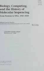 Biology, Computing, and the History of Molecular Sequencing