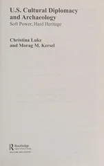 US Cultural Diplomacy and Archaeology