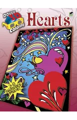 3-D Coloring Book - Hearts