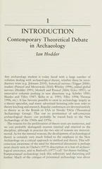 Archaeological Theory Today