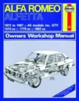 Alfa Romeo Alfetta (1973 - 1987) Haynes Repair Manual