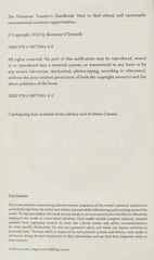 The Volunteer Traveler's Handbook