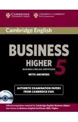 Cambridge English Business 5 Higher Self-study Pack (Student's Book with Answers and Audio CD)