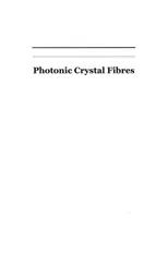 Photonic Crystal Fibres (Softcover Reprint of the Original 1st 2003)