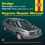 Dodge Durango (2004-2009) & Dakota (2005-2011) pick-ups Haynes Repair Manual (USA)