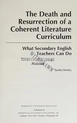 The Death and Resurrection of a Coherent Literature Curriculum