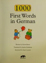 1000 First Words in German