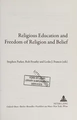 Religious Education and Freedom of Religion and Belief