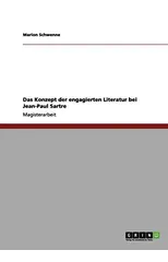 Das Konzept Der Engagierten Literatur Bei Jean-Paul Sartre