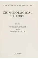 The Oxford Handbook of Criminological Theory