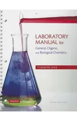 Laboratory Manual for General, Organic, and Biological Chemistry