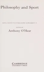 Philosophy and Sport