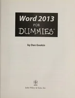 Word 2013 For Dummies