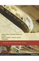 Mathematics of Interest Rates and Finance