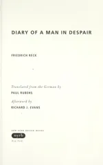 Diary of a Man in Despair