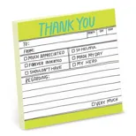 Knock Knock Hand Lettered Sticky Note Thank You