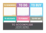 Knock Knock To Accomplish Sticky Note Packet