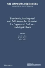 Biomimetic, Bio-inspired and Self-Assembled Materials for Engineered Surfaces and Applications