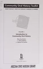 Introduction to Community Oral History