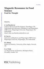 Magnetic Resonance in Food Science