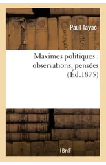 Maximes Politiques