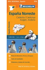 Aragon Cataluna - Michelin Regional Map 574