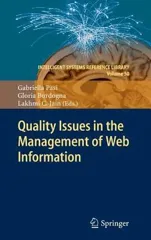 Quality Issues in the Management of Web Information (2013)