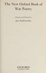 The New Oxford Book of War Poetry