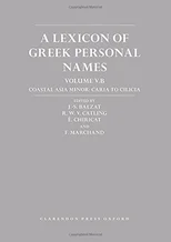 A Lexicon of Greek Personal Names