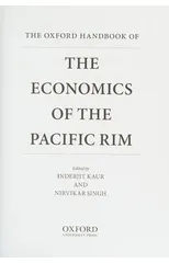 The Oxford Handbook of the Economics of the Pacific Rim