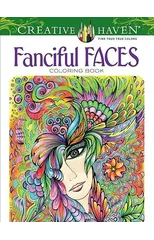 Creative Haven Fanciful Faces Coloring Book
