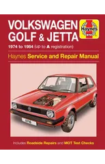 VW Golf & Jetta Mk 1 Petrol 1.1 & 1.3 (74 - 84) Haynes Repair Manual