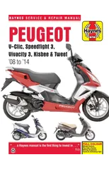 Peugeot V-Clic, Speedfight 3, Vivacity 3, Kisbee & Tweet (08 To 14)