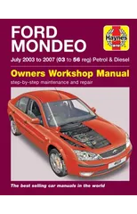 Ford Mondeo Petrol & Diesel (July 03 - 07) Haynes Repair Manual
