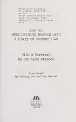 Music behind Barbed Wire