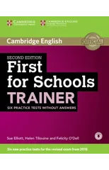 First for Schools Trainer Six Practice Tests without Answers with Audio