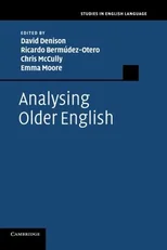 Analysing Older English