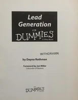 Lead Generation For Dummies