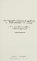 Developing Quantitative Literacy Skills in History and the Social Sciences