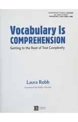 Vocabulary Is Comprehension