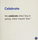 We Celebrate Arbor Day in Spring